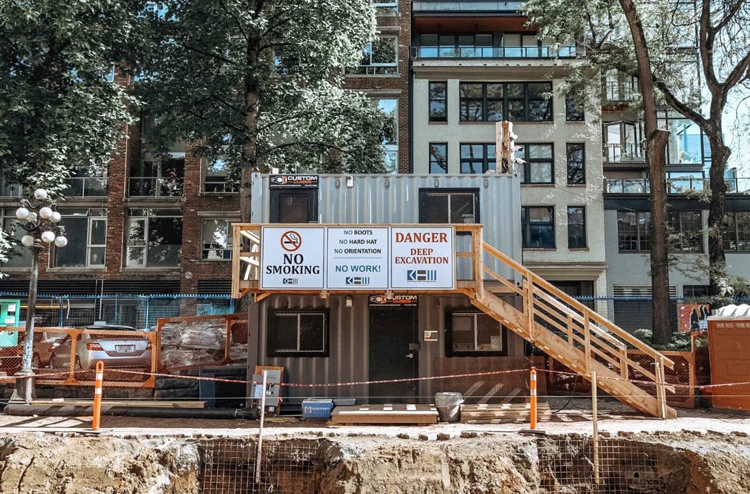 20’ Office CUBE – Wood Finished - Port Shipping Containers