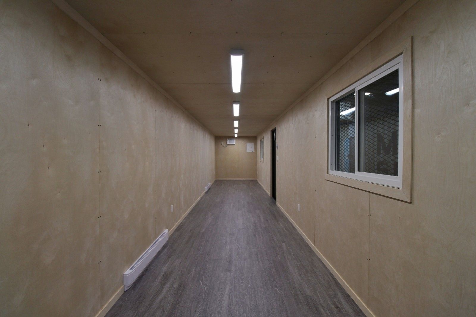 40’ Office CUBE – Wood Finished - Port Shipping Containers