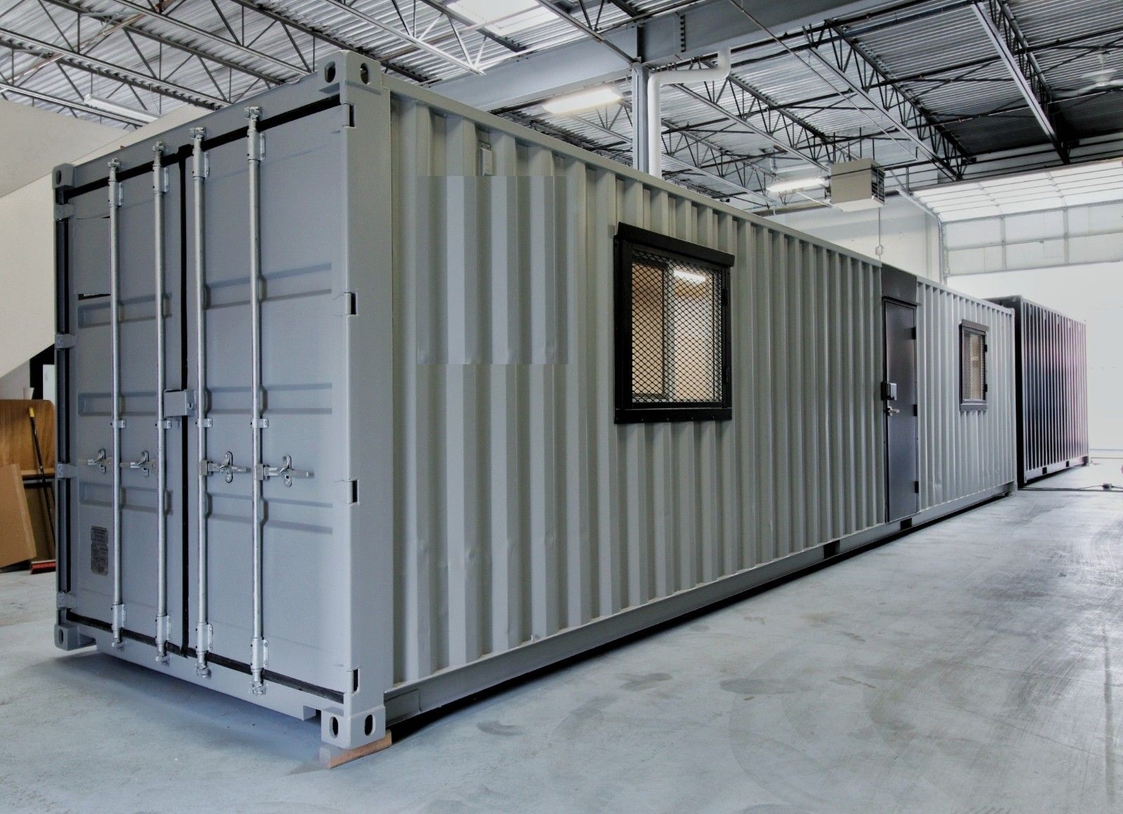 40’ Office CUBE – Wood Finished - Port Shipping Containers