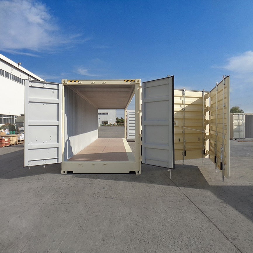 40’HC New (1-trip) “Openside” Shipping Container - Port Shipping Containers