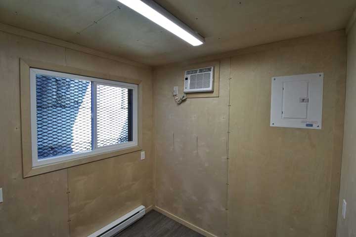 7′ Office Container + Storage Locker - Port Shipping Containers