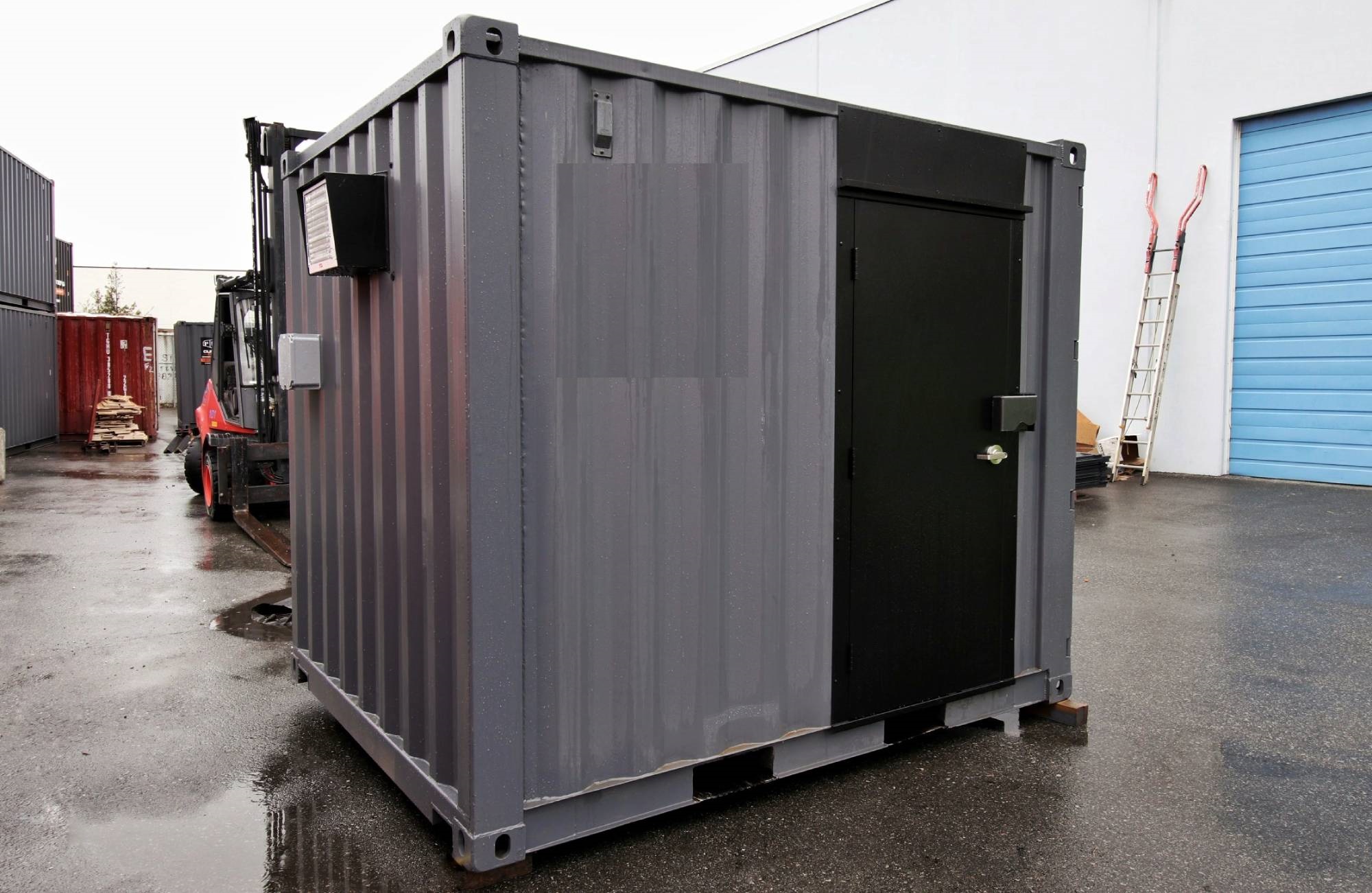 10’ Office CUBE – Wood Finished - Port Shipping Containers