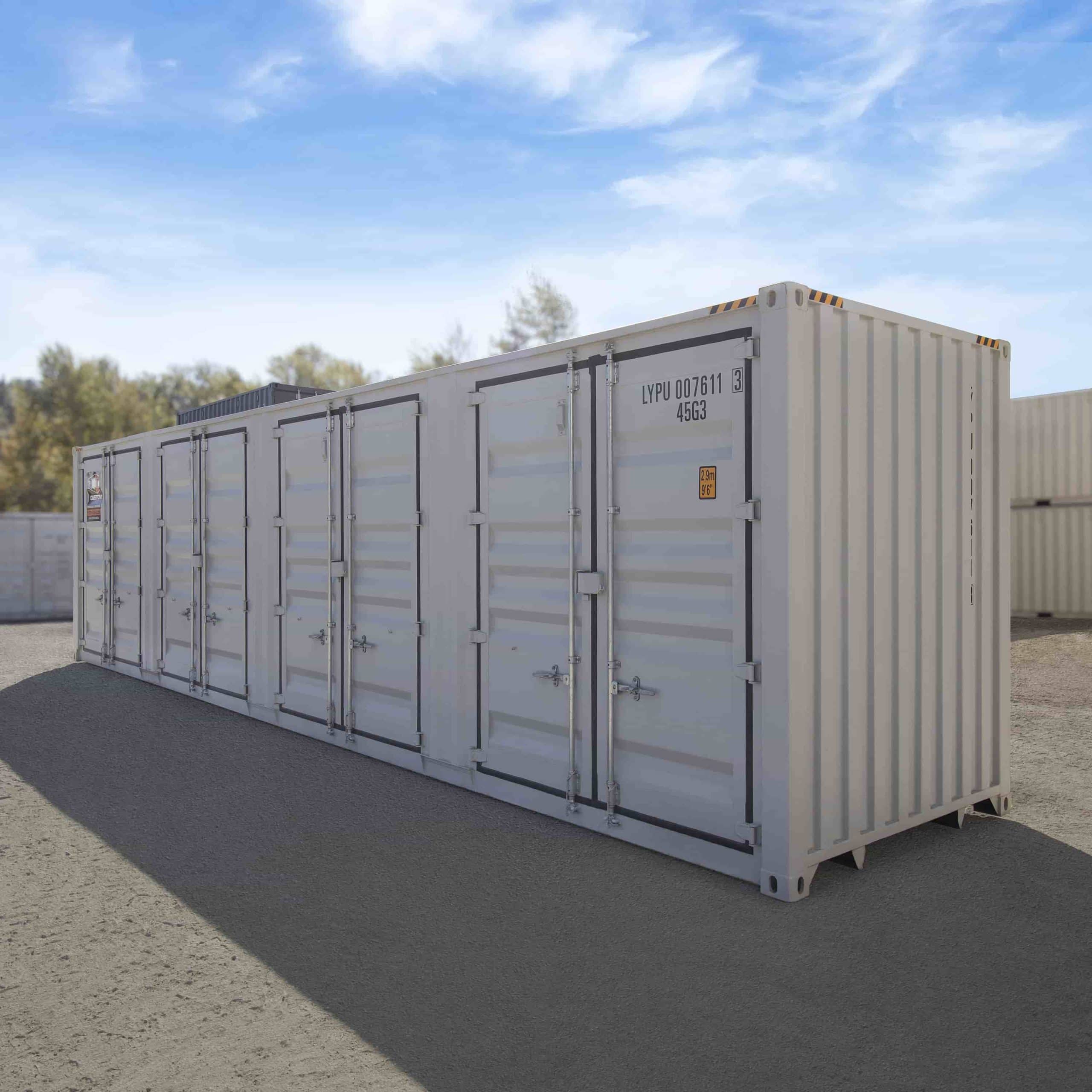 40’HC New (1-trip) Shipping Container with 4 x Side Doors - Port Shipping Containers