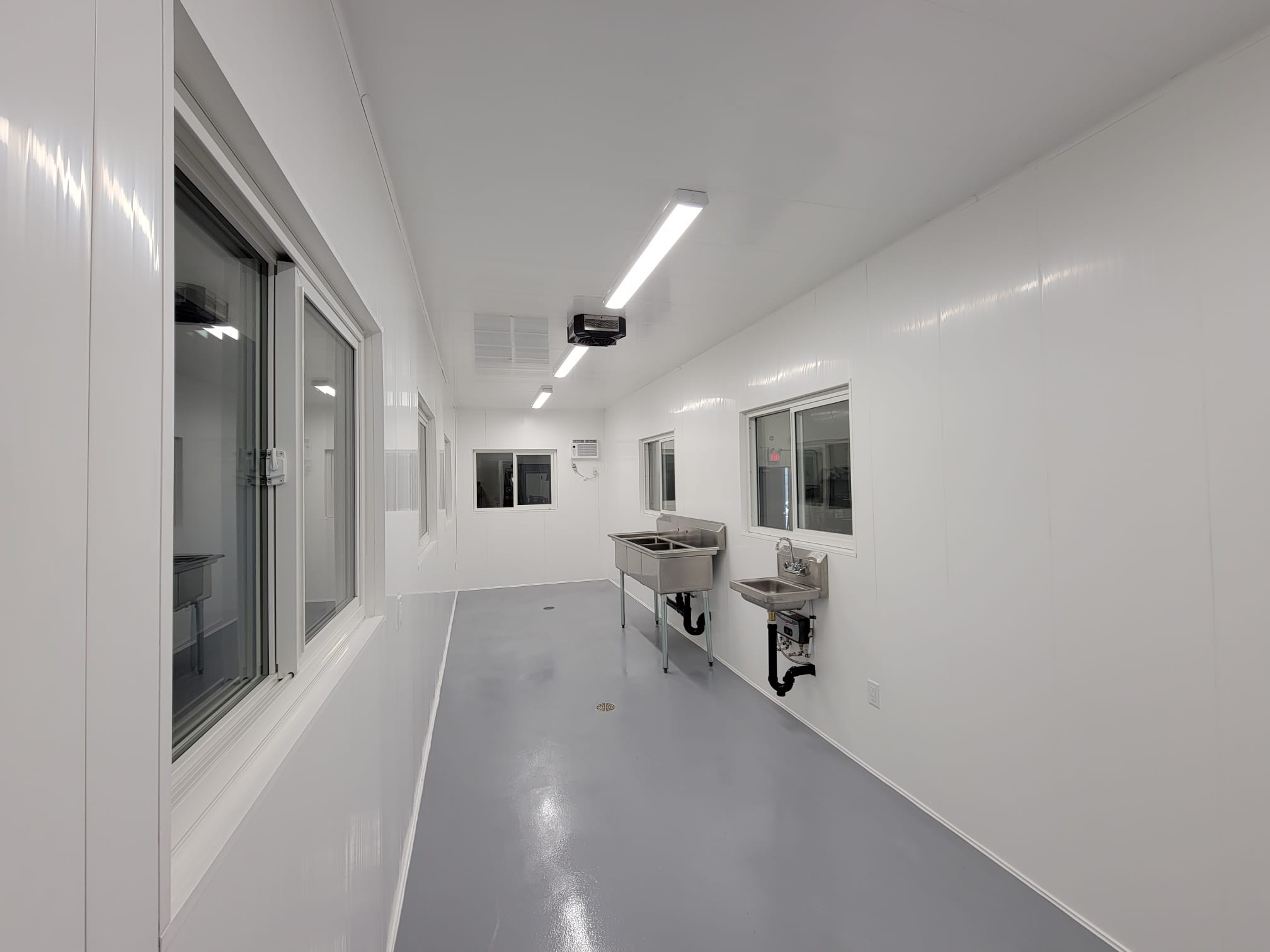 Food Processing Unit With Walk in Cooler - Port Shipping Containers