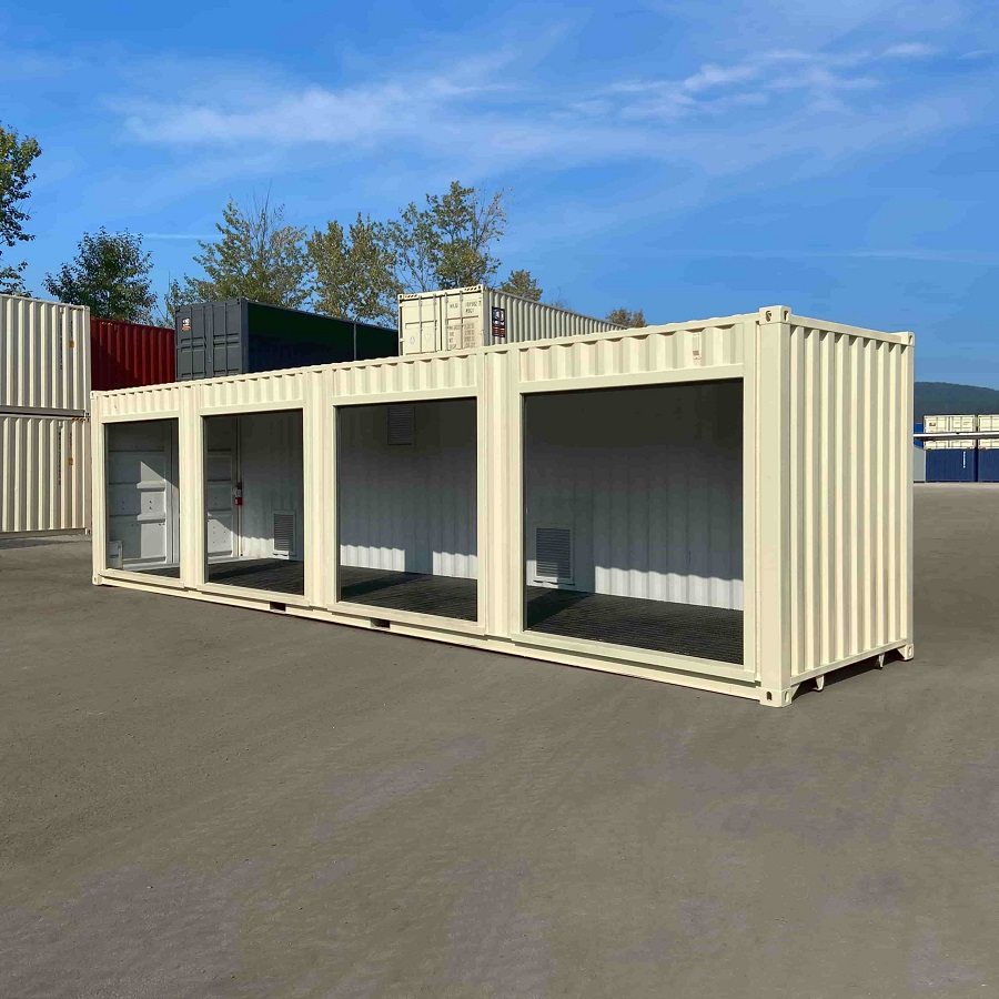 40’HC “CONTAINMENT CUBE” with 4 x Roll Up Doors - Port Shipping Containers