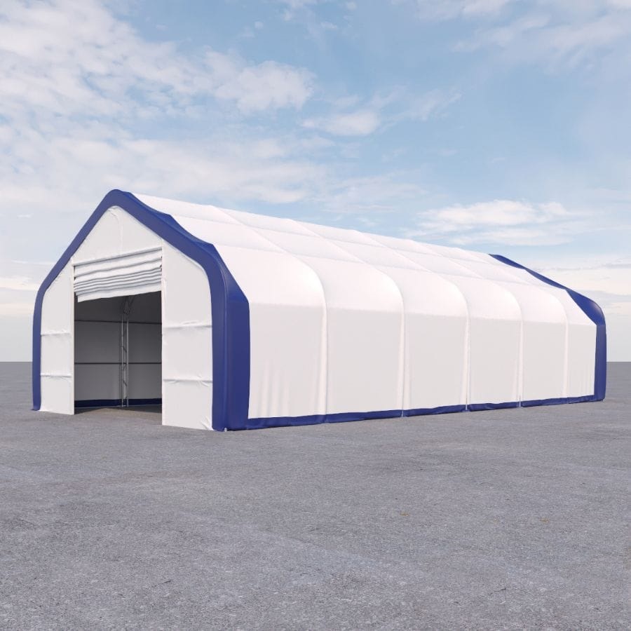 Dual Truss Storage Shelter (30′ x 60′ x 20′) - Port Shipping Containers