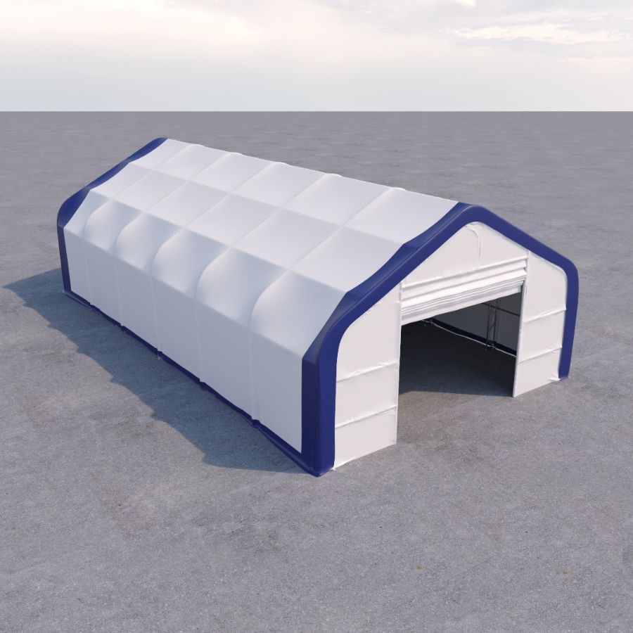 Dual Truss Storage Shelter (30′ x 60′ x 20′) - Port Shipping Containers