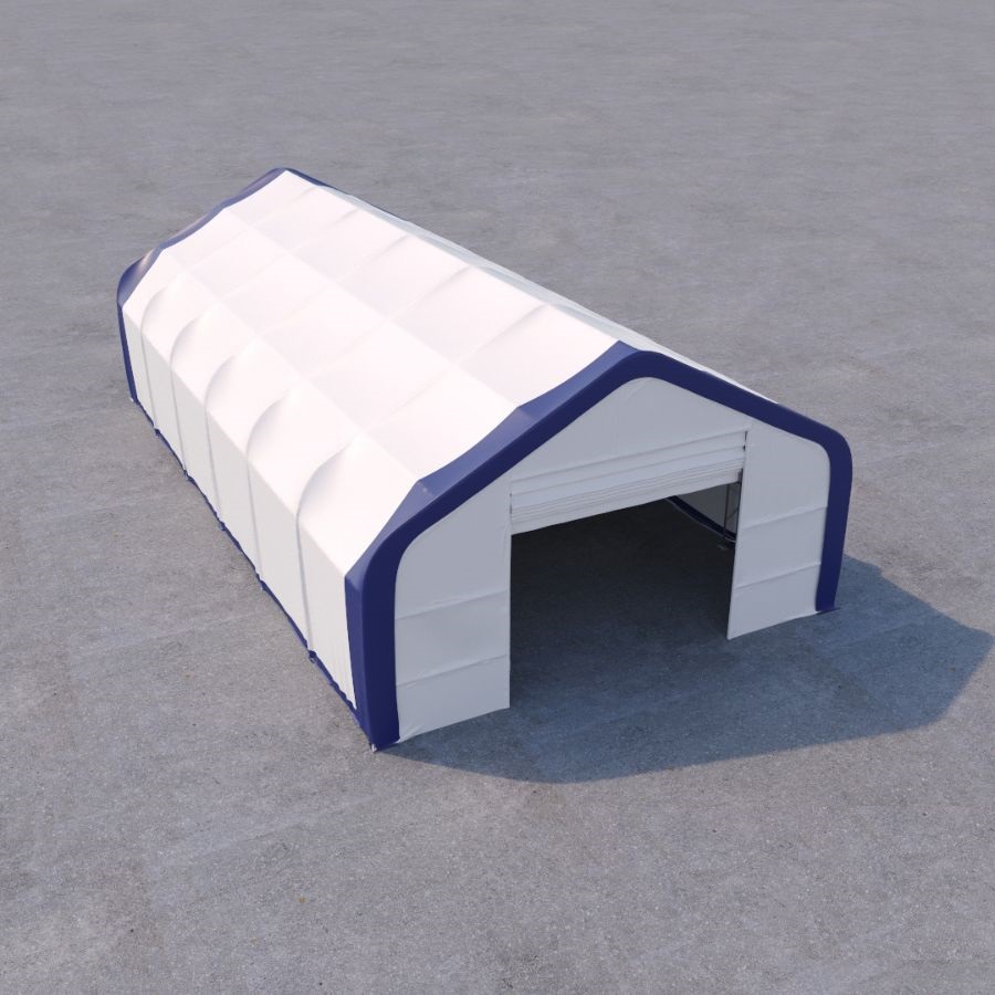 Dual Truss Storage Shelter (30′ x 60′ x 20′) - Port Shipping Containers