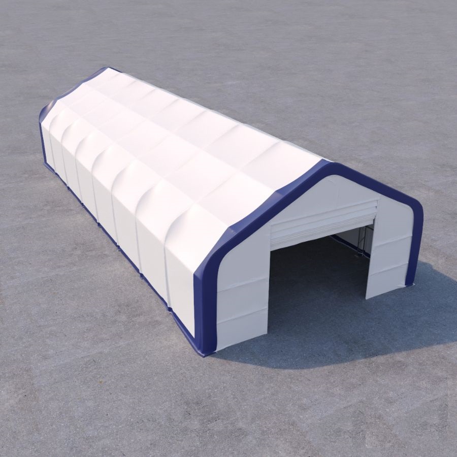 Dual Truss Storage Shelter (30′ x 80′ x 20′) - Port Shipping Containers