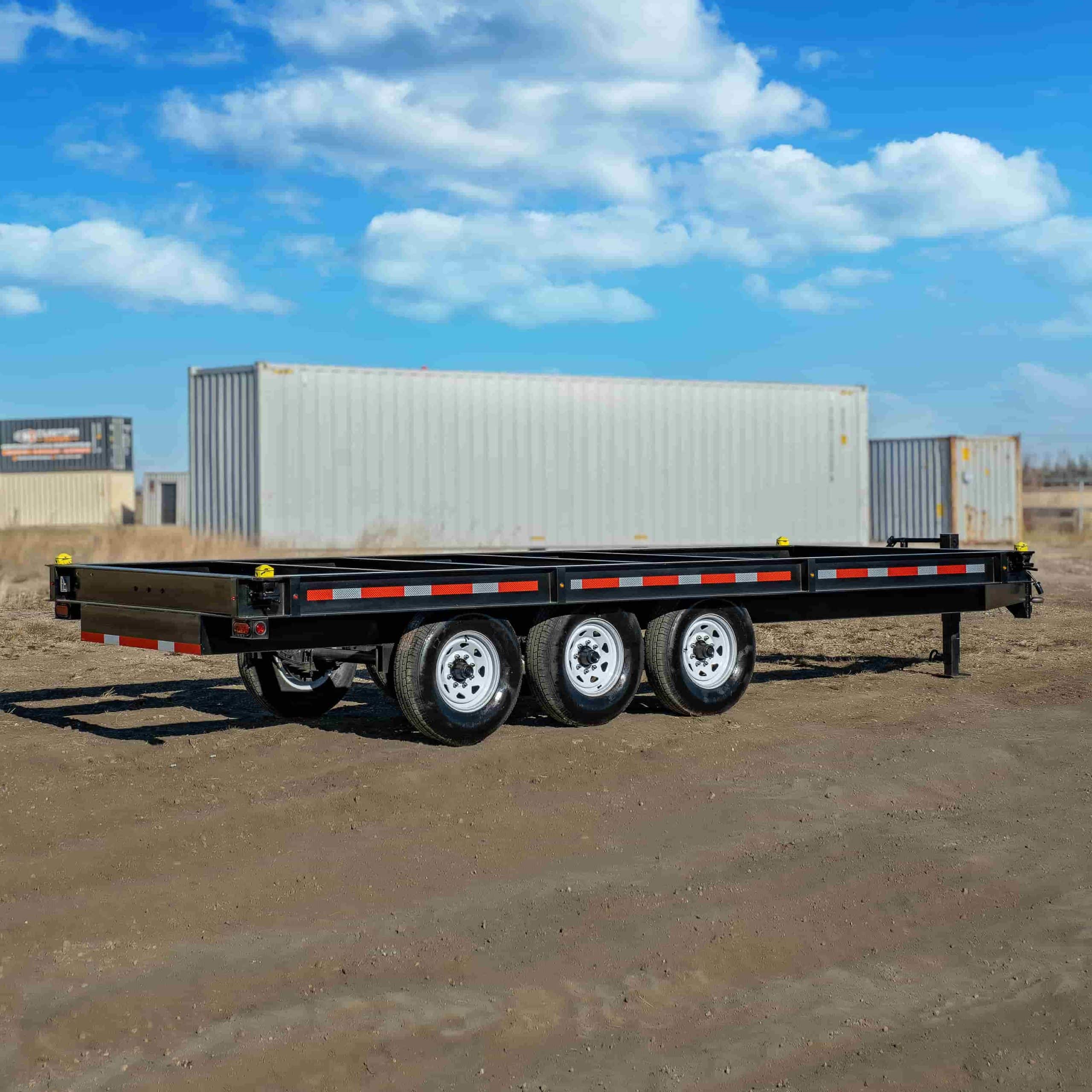 20’ Bumper Pull Container Chassis - Port Shipping Containers