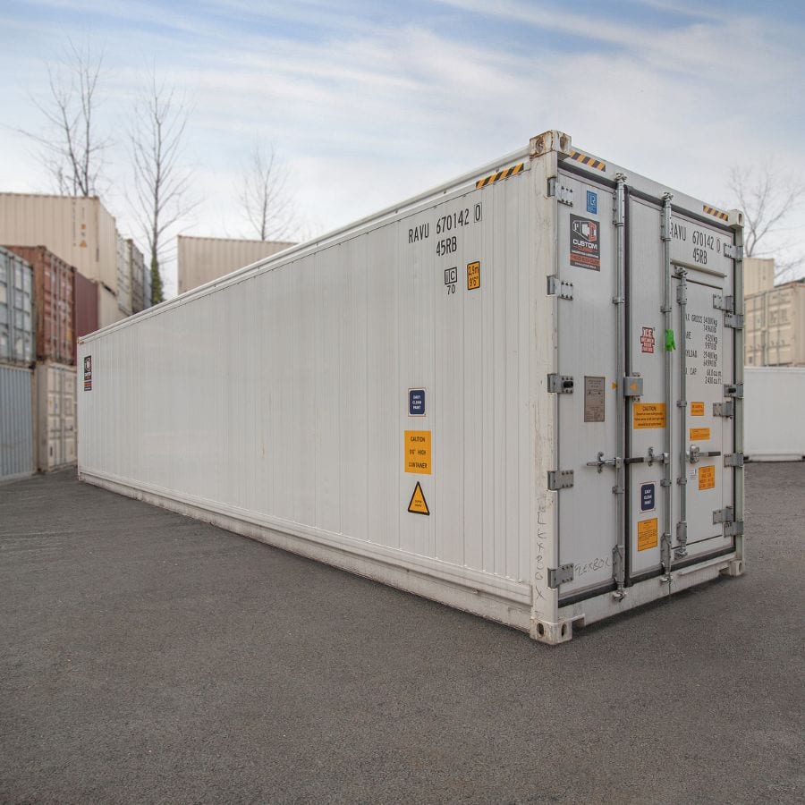 40’HC New (1-trip) Refrigerated Container (Working Reefer) - Port Shipping Containers
