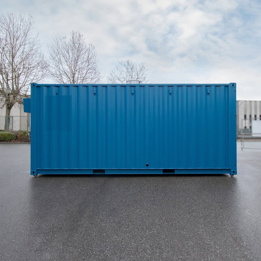 Shipyard Machinery Enclosure - Port Shipping Containers