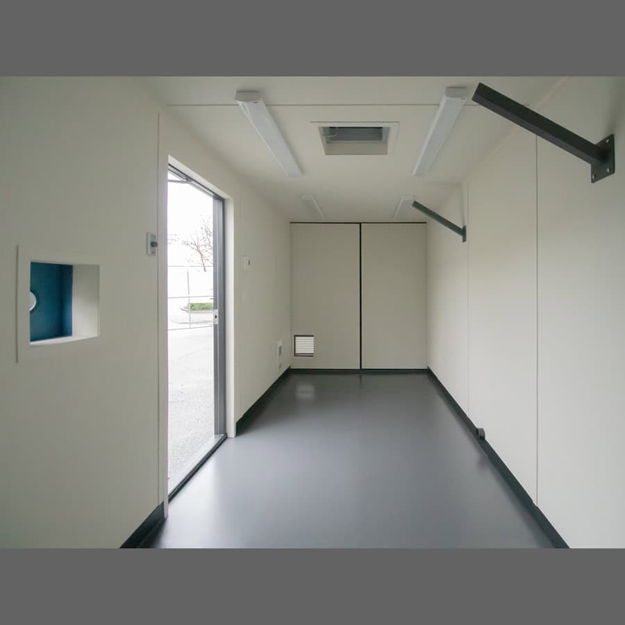 Shipyard Machinery Enclosure - Port Shipping Containers