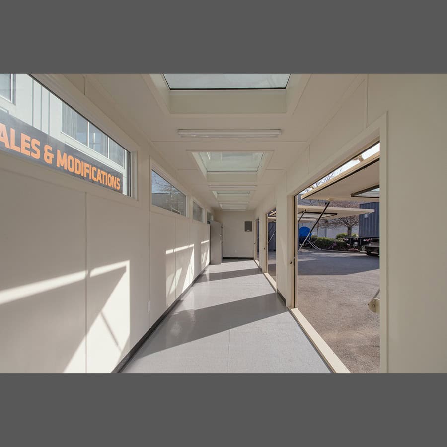 40’ Art Studio w/Flip up Doors - Port Shipping Containers