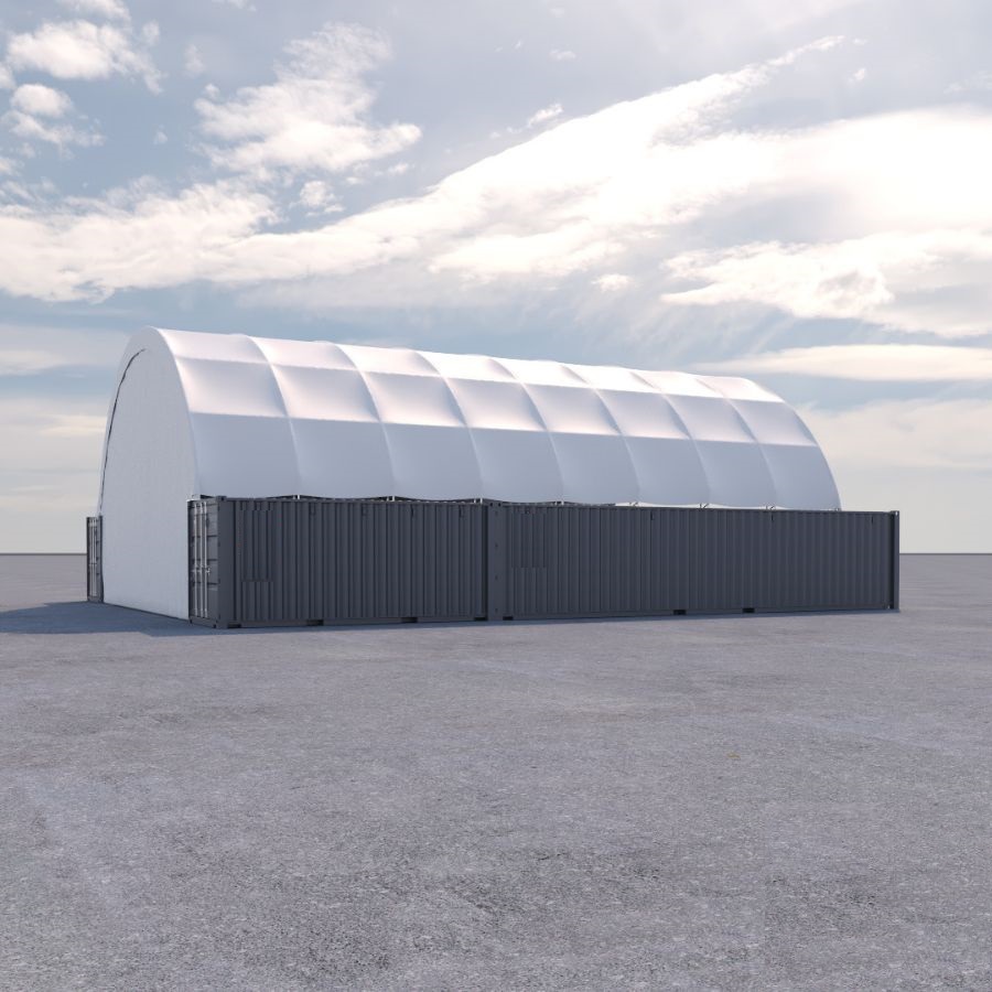 40’ x 60’ Container Shelter - Port Shipping Containers
