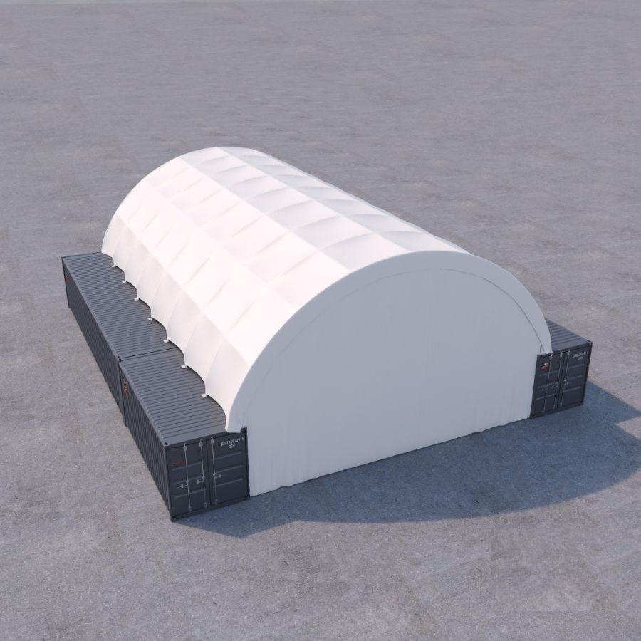 40’ x 60’ Container Shelter - Port Shipping Containers