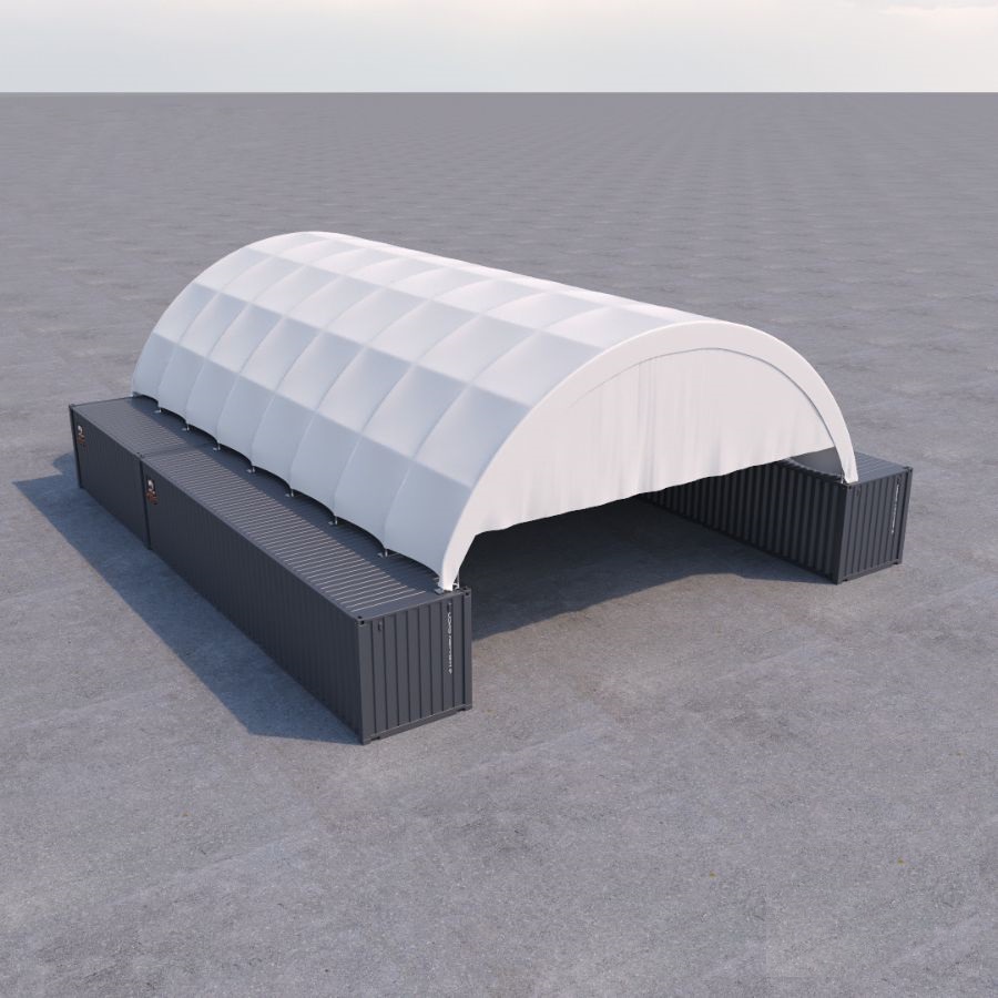 40’ x 60’ Container Shelter - Port Shipping Containers
