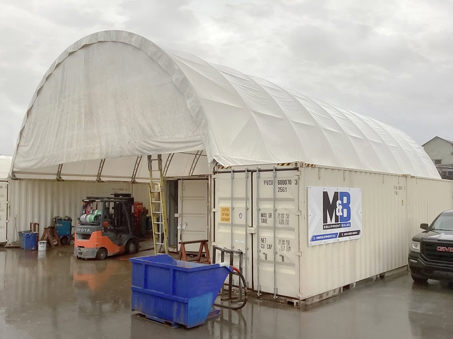 40’ x 60’ Container Shelter - Port Shipping Containers