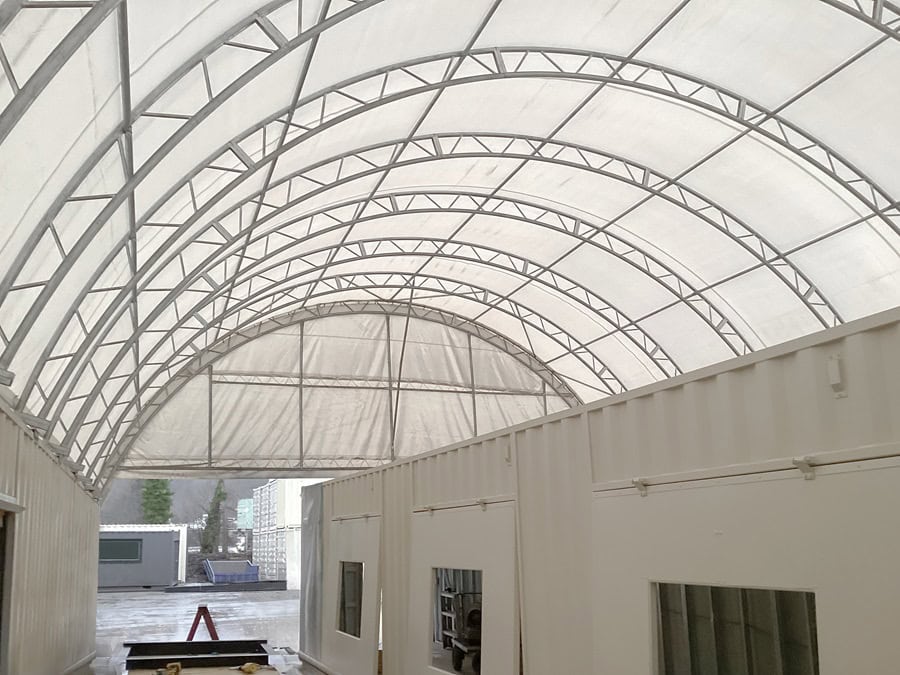 40’ x 60’ Container Shelter - Port Shipping Containers