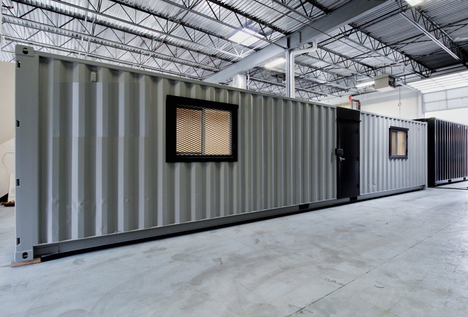 40’ Office CUBE – Wood Finished - Port Shipping Containers