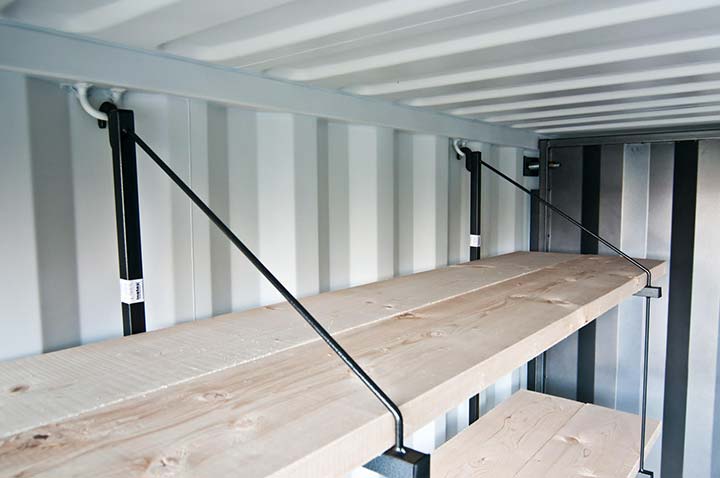 INSTA Shelving Brackets - Port Shipping Containers