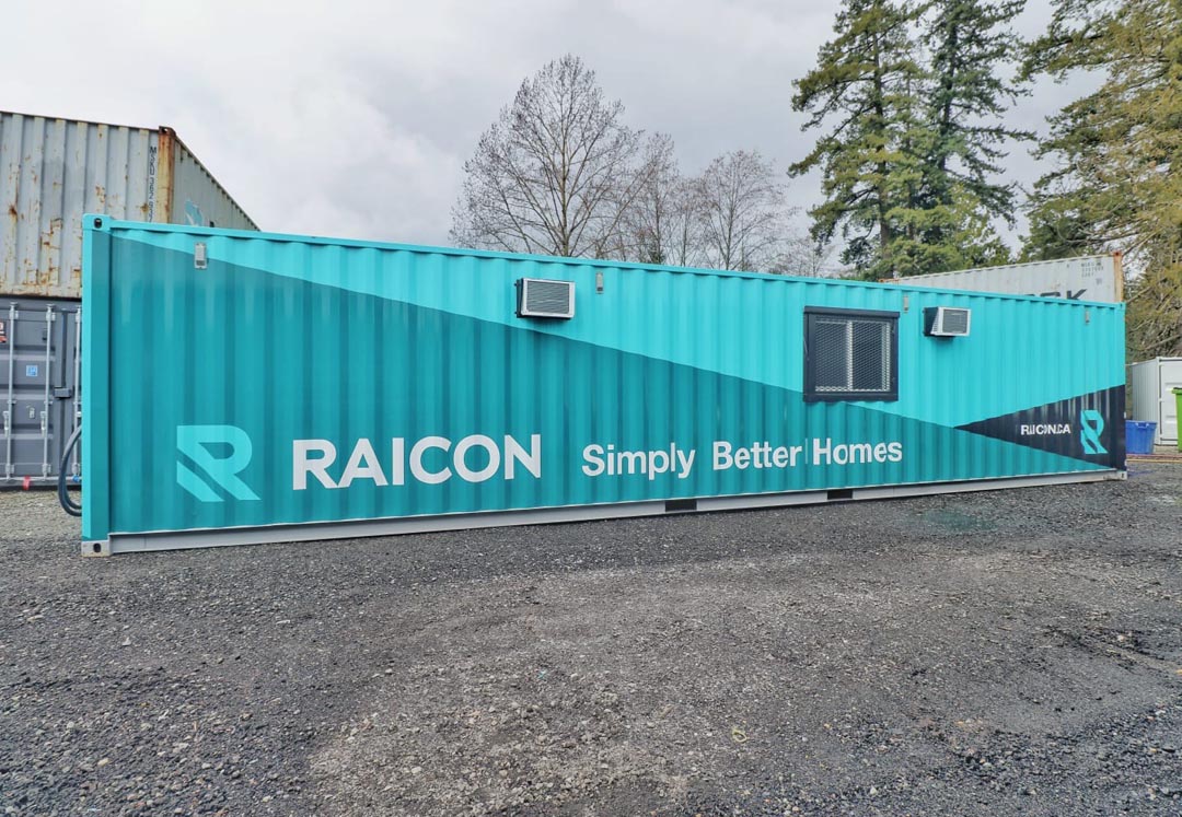 Custom branded 40′ Construction office - Port Shipping Containers