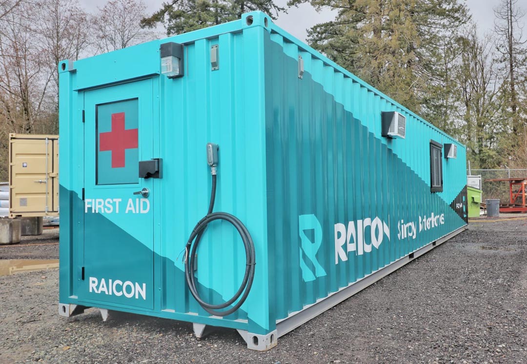 Custom branded 40′ Construction office - Port Shipping Containers