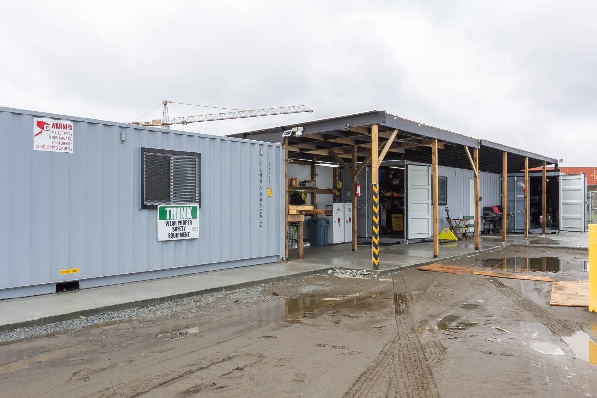 Office & Workshop Space for Progressive Concrete - Port Shipping Containers