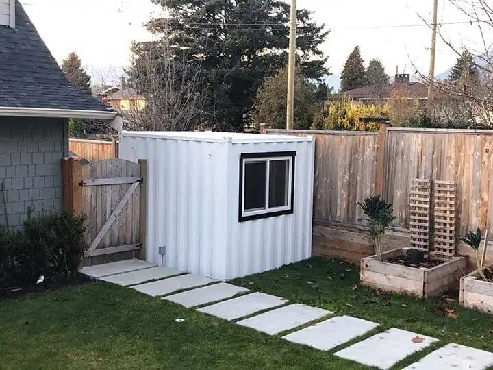 Laneway Motorcycle Garage - Port Shipping Containers