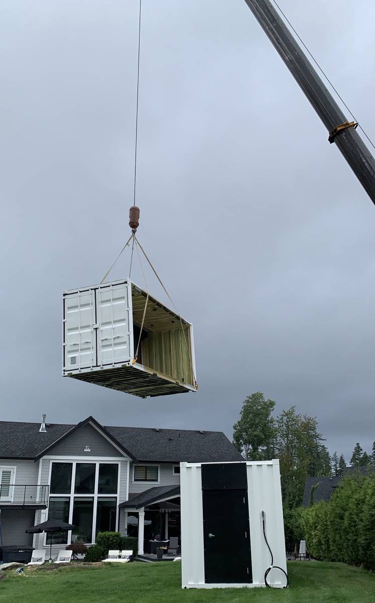 Poolside Bar Oasis in Fort Langley - Port Shipping Containers