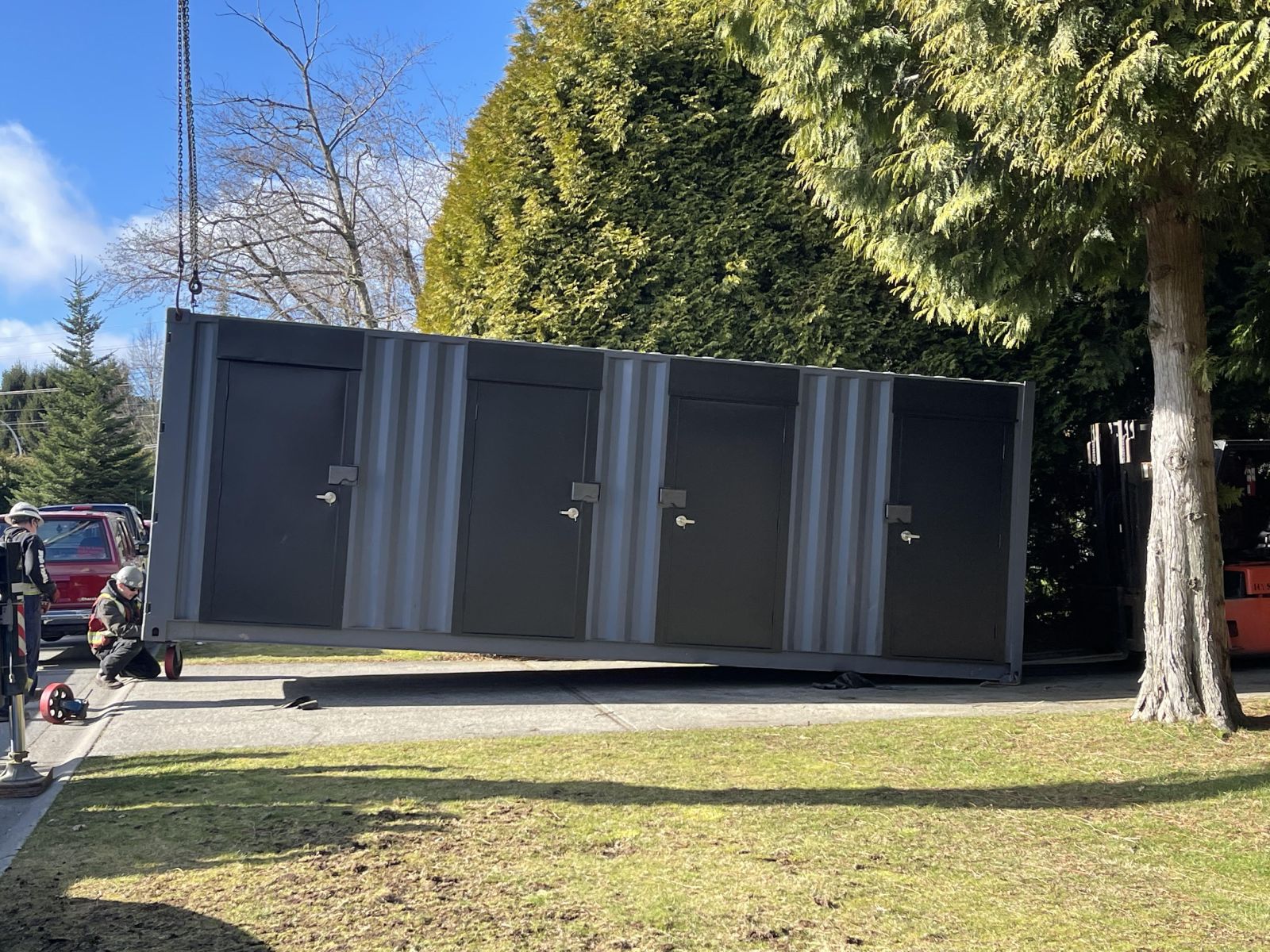 24’ Storage unit for a residential 4Plex - Port Shipping Containers