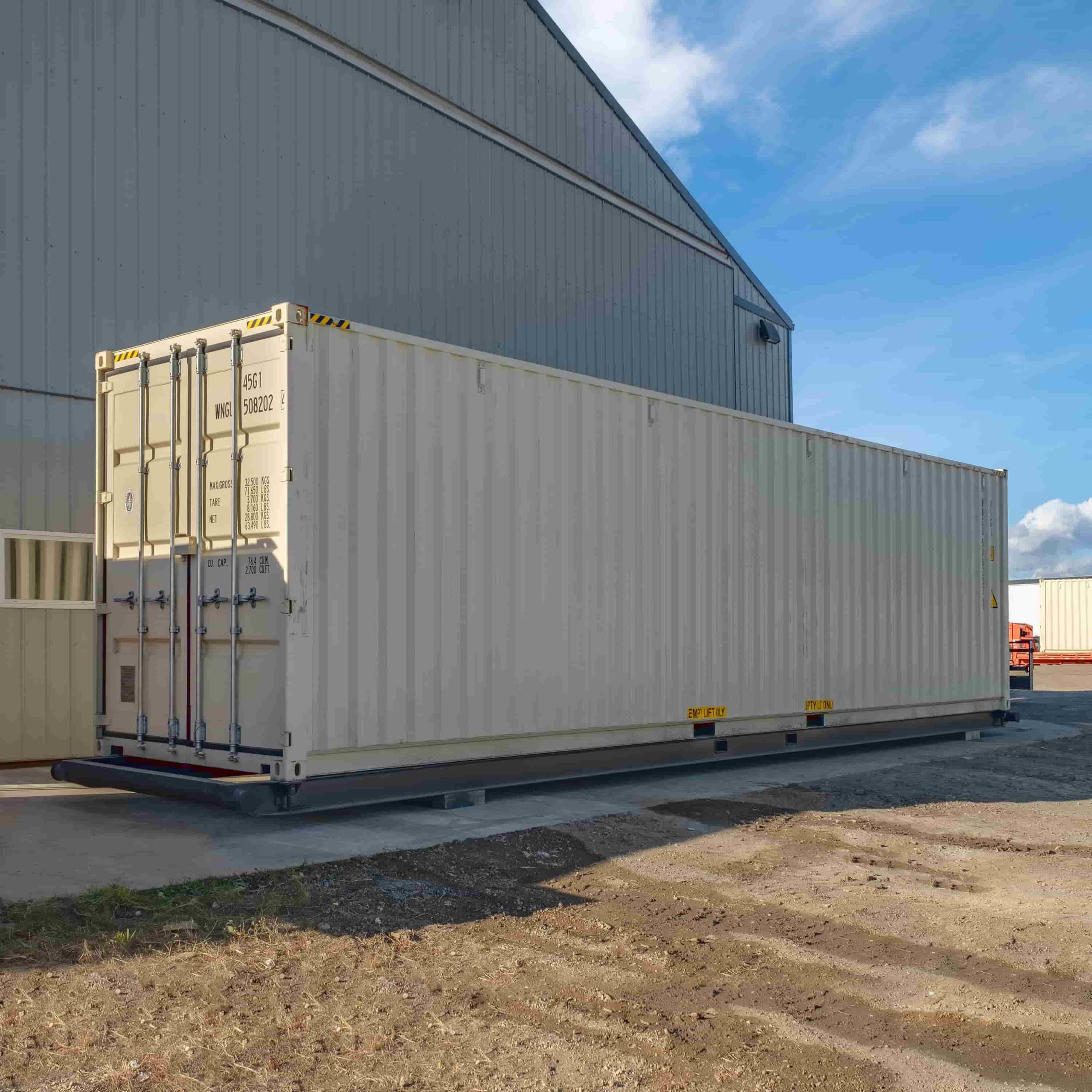 40’ Container skid w/ twist lock “Non Grated” - Port Shipping Containers