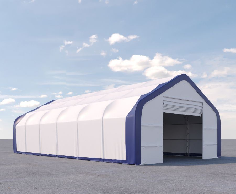 Dual Truss Storage Shelter (30′ x 60′ x 20′) - Port Shipping Containers