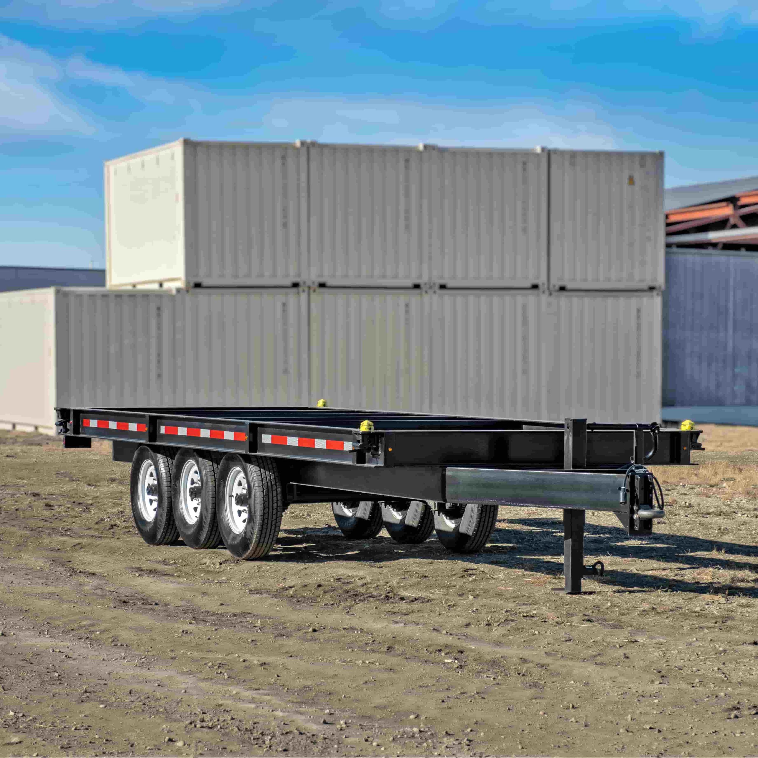 20’ Bumper Pull Container Chassis - Port Shipping Containers