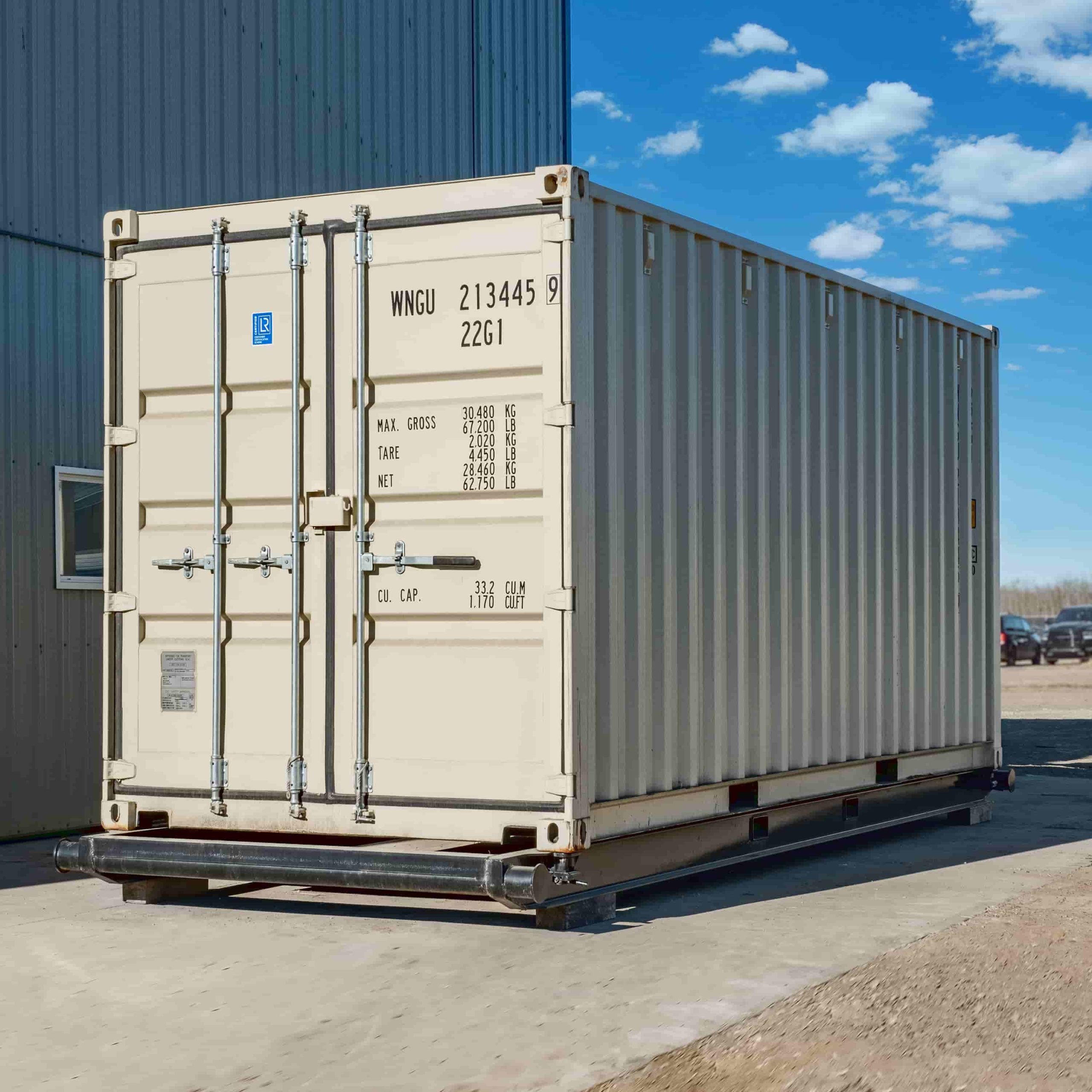 20’ Skid w/ Twist locks “Non Grated” - Port Shipping Containers