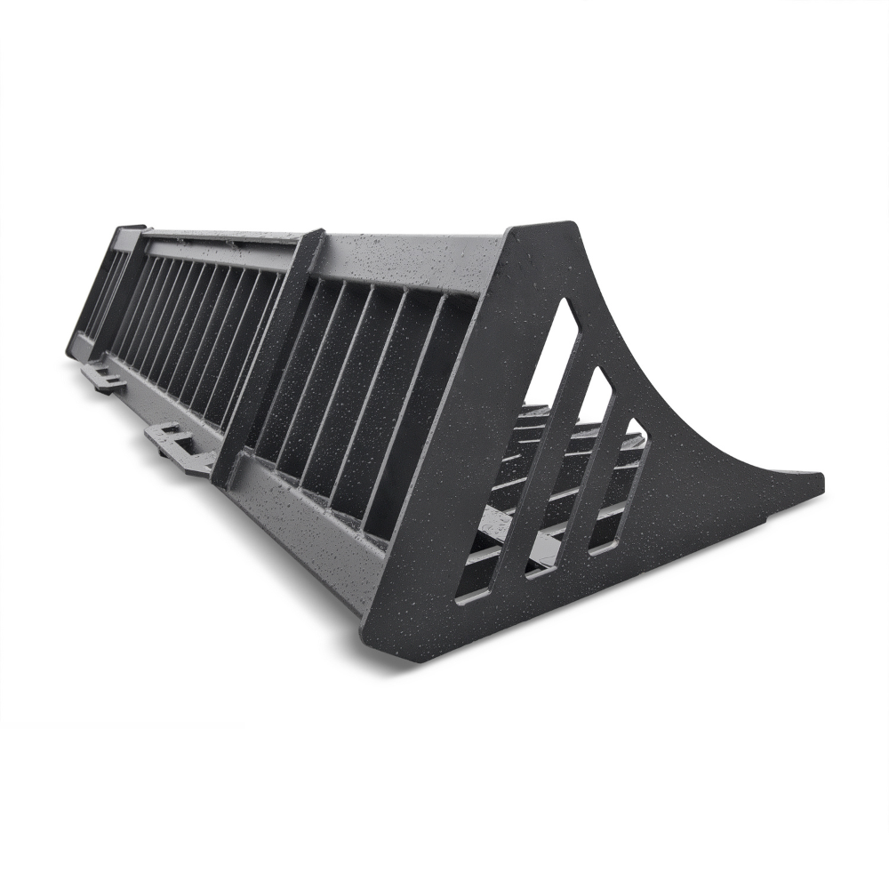 M&B | 84″ Skid Steer Skeleton Bucket - Port Shipping Containers