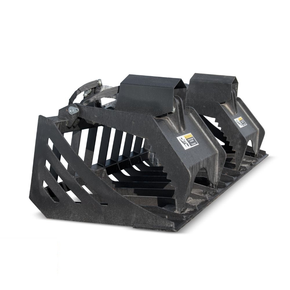 M&B | 72″ Rock Grapple Bucket - Port Shipping Containers