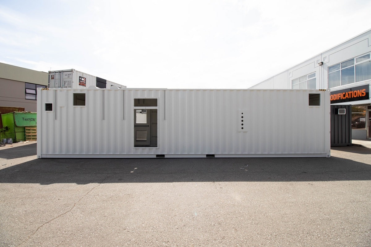 40’ Custom Mechanical Enclosure - Port Shipping Containers