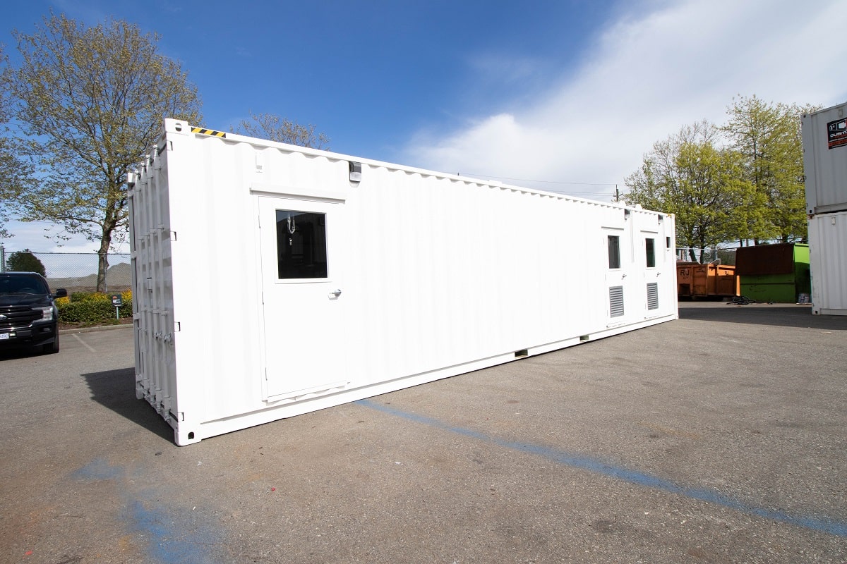 40’ Custom Mechanical Enclosure - Port Shipping Containers