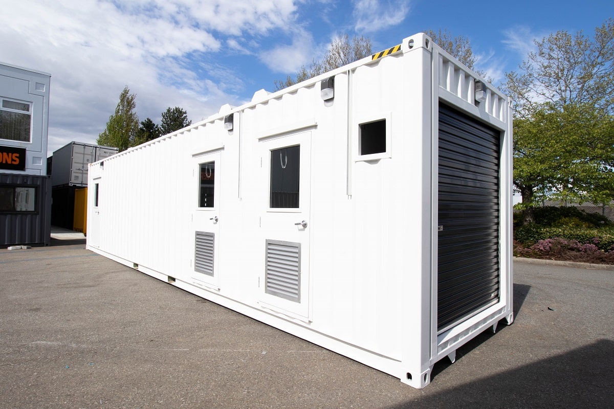 40’ Custom Mechanical Enclosure - Port Shipping Containers