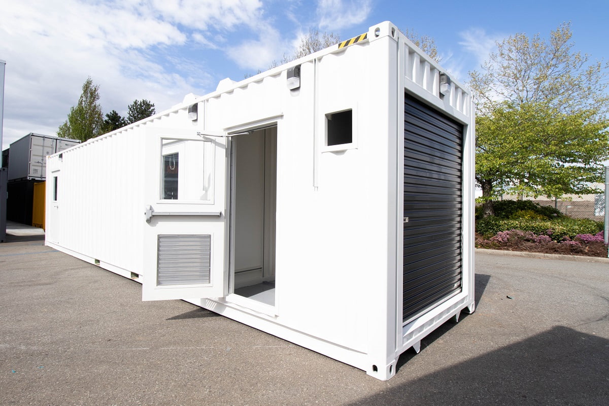 40’ Custom Mechanical Enclosure - Port Shipping Containers