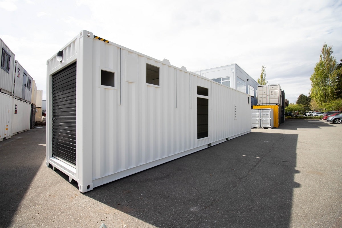 40’ Custom Mechanical Enclosure - Port Shipping Containers