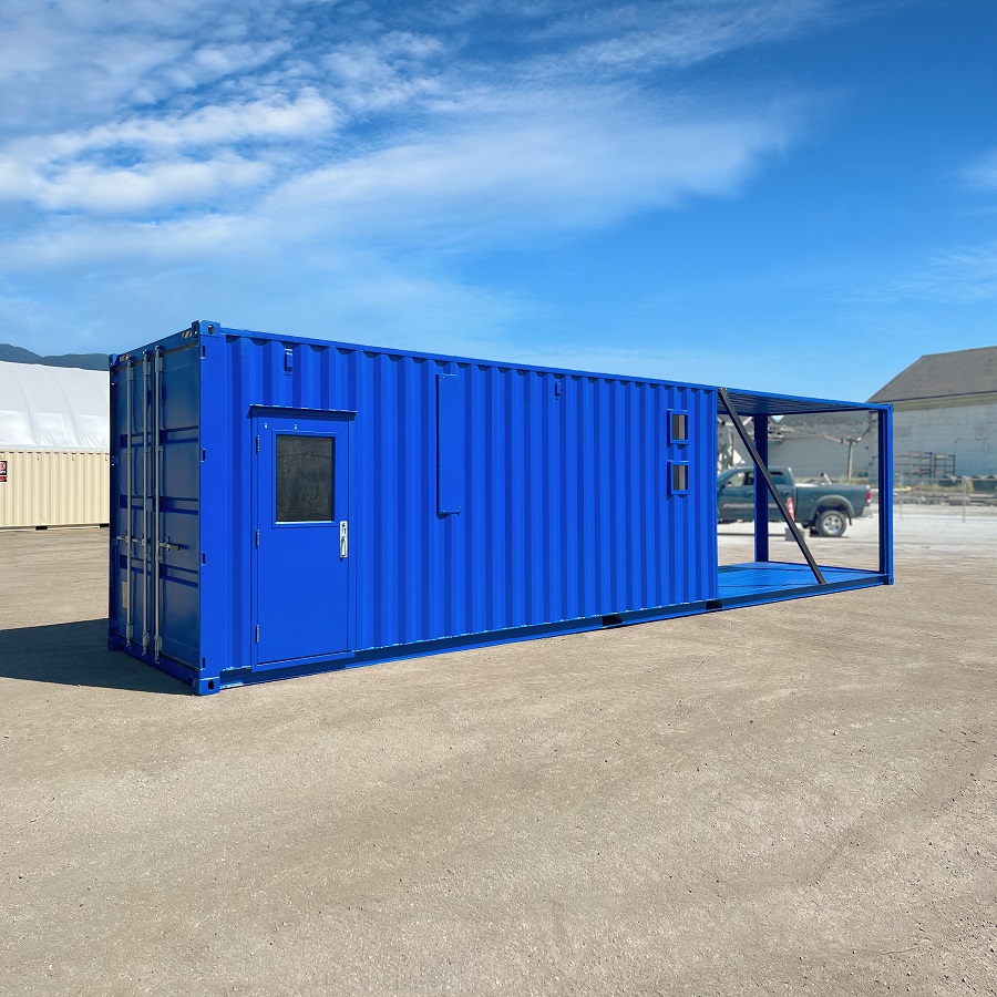 40’ Custom Equipment Enclosure - Port Shipping Containers