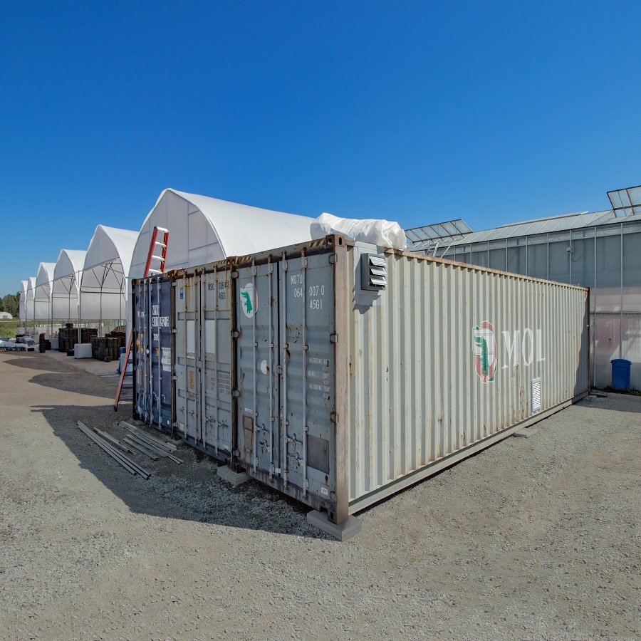 Custom Storage & Processing units for an Organics Company - Port Shipping Containers