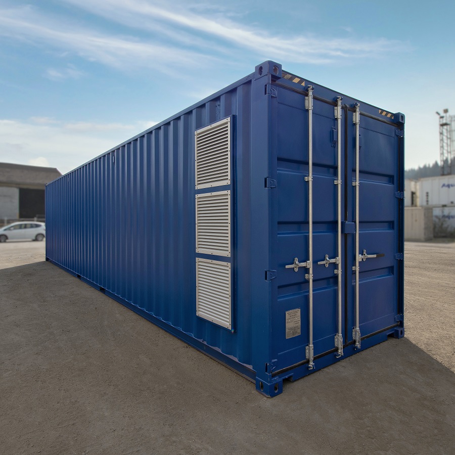 40’ Custom Equipment Housing Unit - Port Shipping Containers