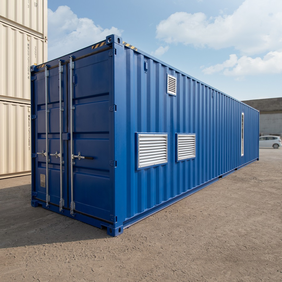 40’ Custom Equipment Housing Unit - Port Shipping Containers