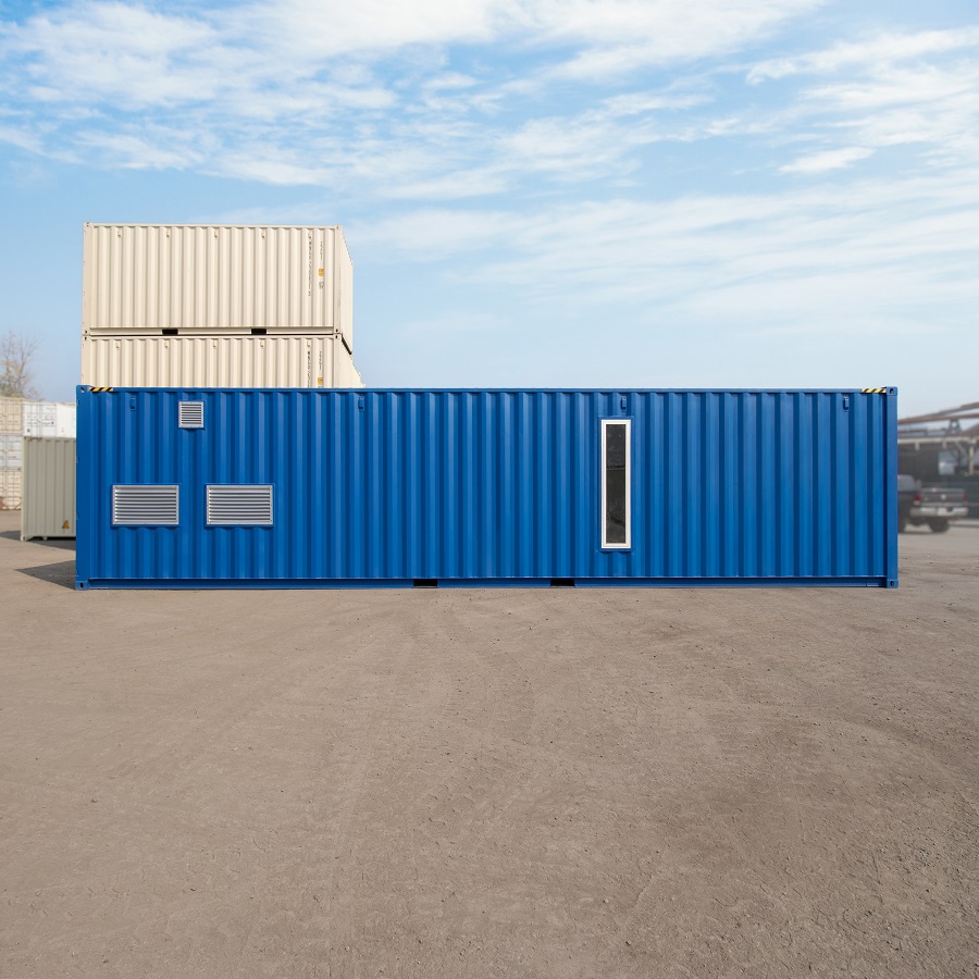 40’ Custom Equipment Housing Unit - Port Shipping Containers