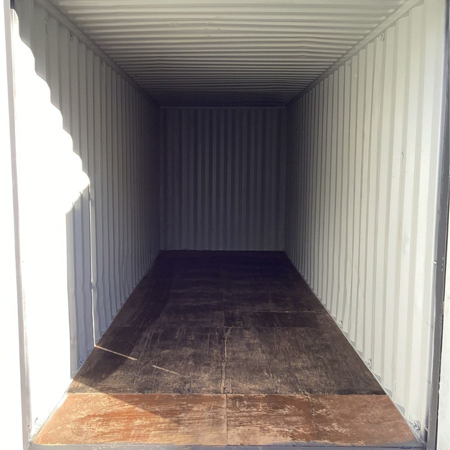 25’HC Used Shipping Container (Painted Slate Grey) - Port Shipping Containers