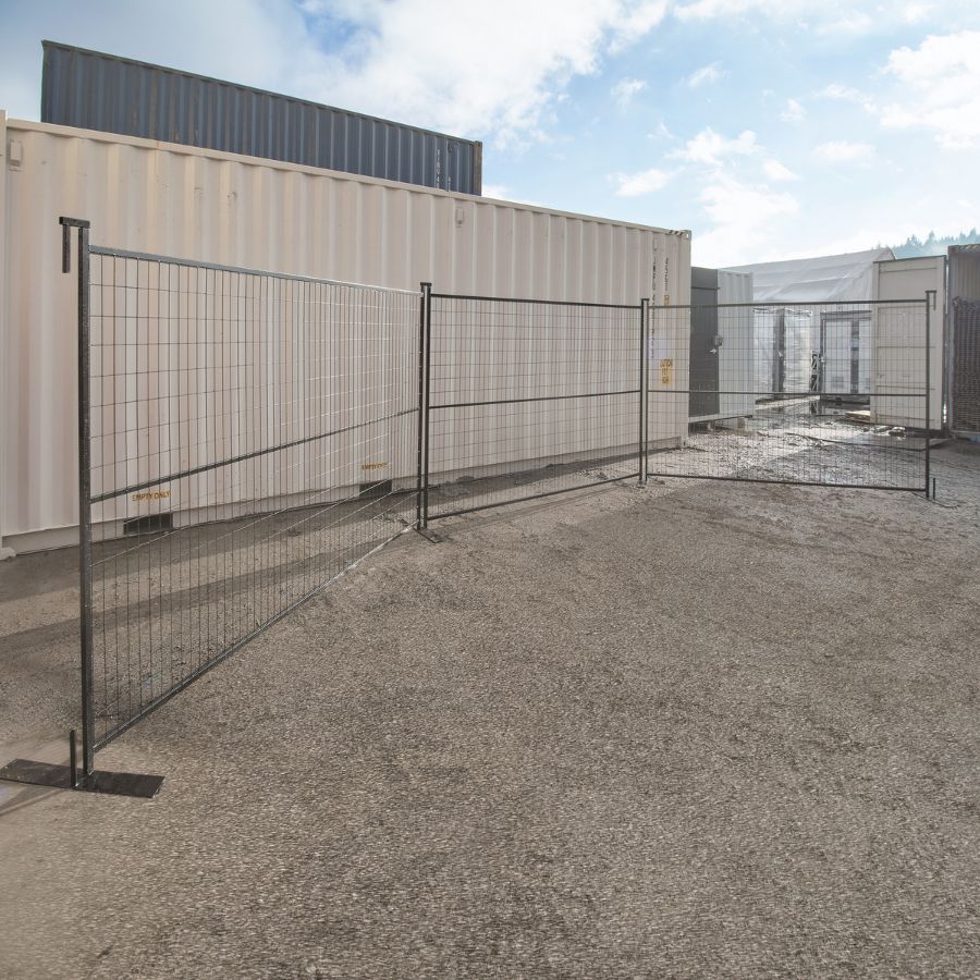 Temporary Fencing - Port Shipping Containers