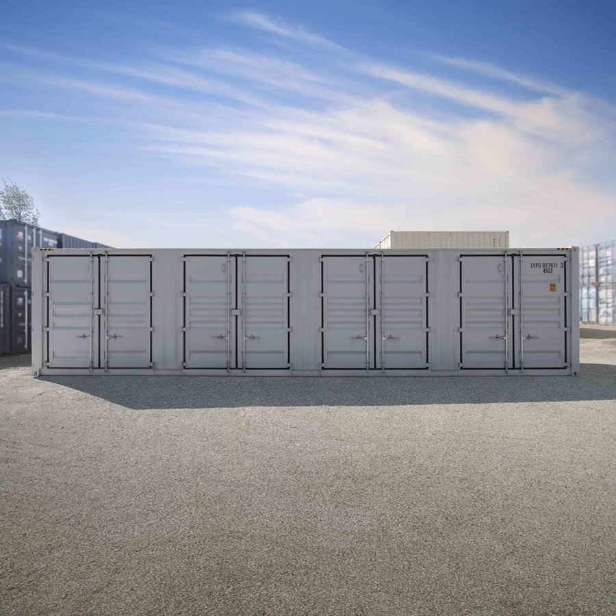 40’HC Chemical Storage w/4 x Side Doors - Port Shipping Containers